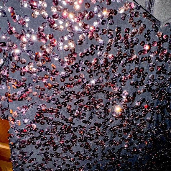 Vince camuto Rose Gold & Gold sequin dress EUC Size 10 worn once - Picture 5 of 5